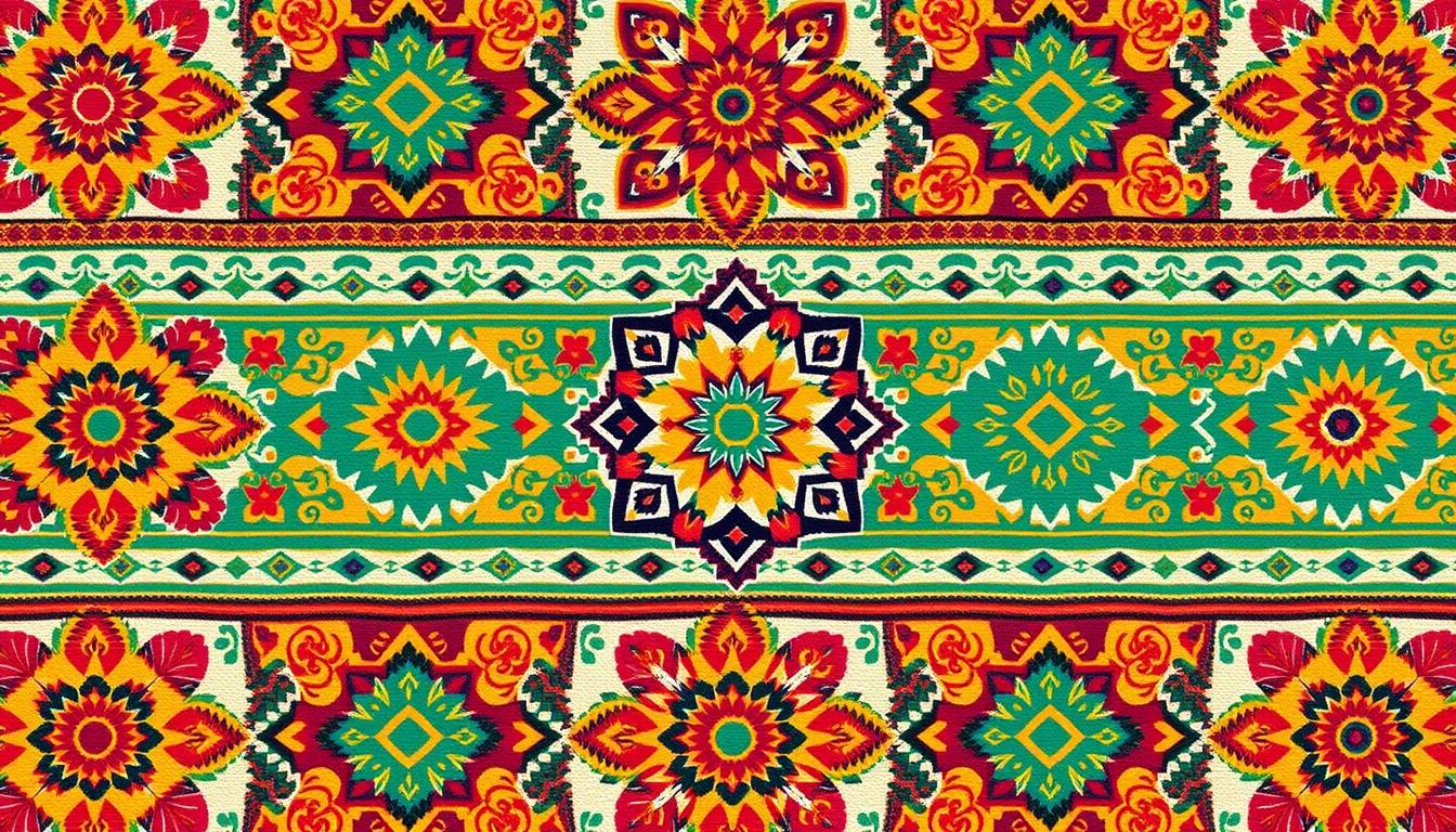 Mexican textile patterns