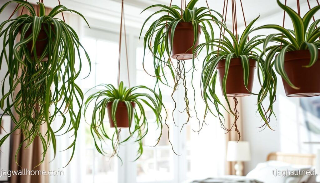 air purifying spider plants