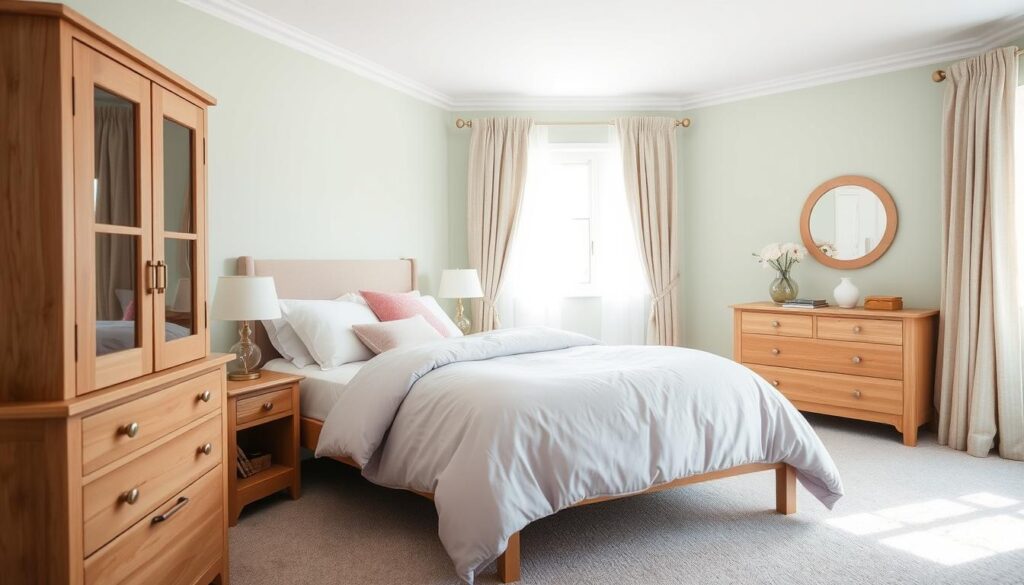bedroom furniture color palette