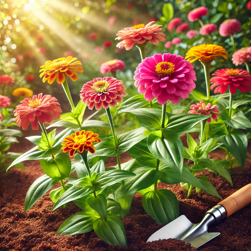planting zinnia planting zinnia