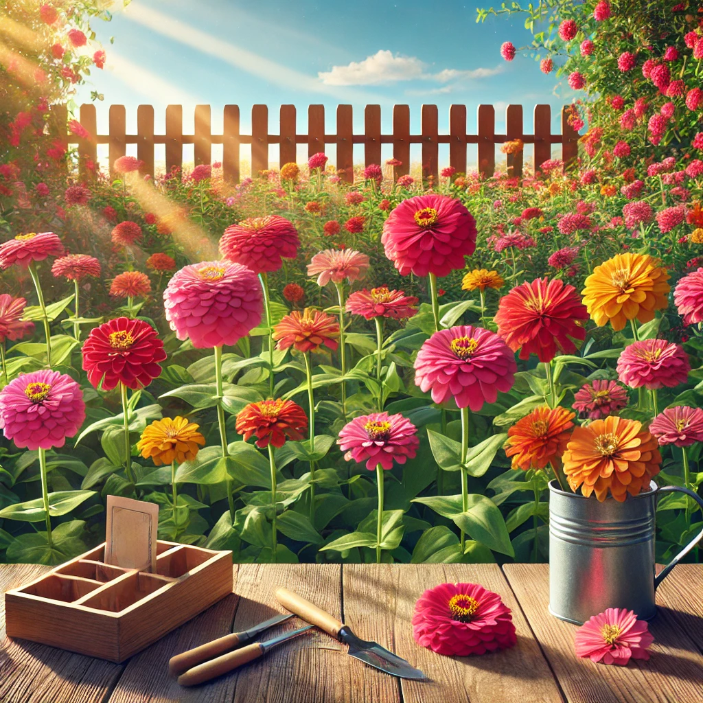 planting zinnia planting zinnia