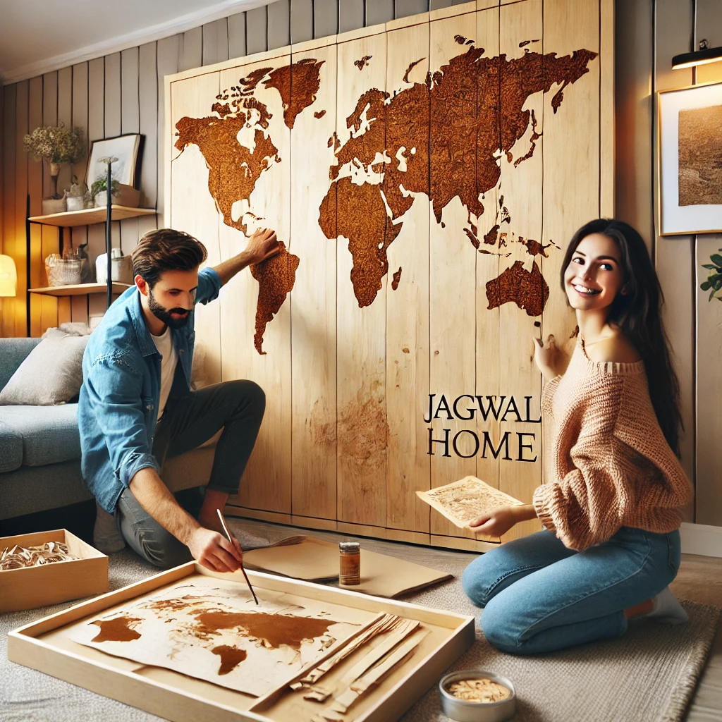 wooden maps