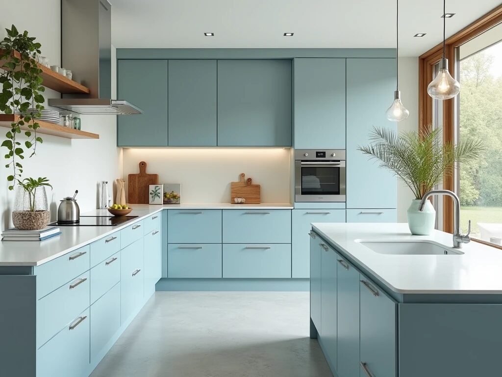 blue kitchen cabinets ideas