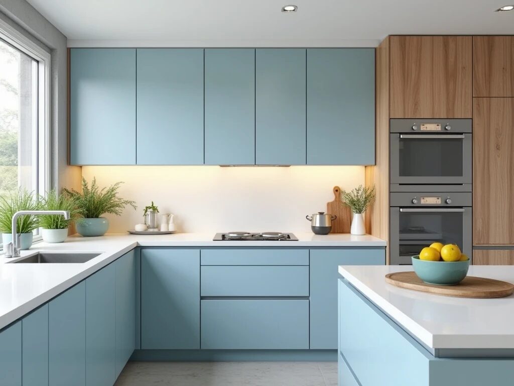 blue kitchen cabinets ideas