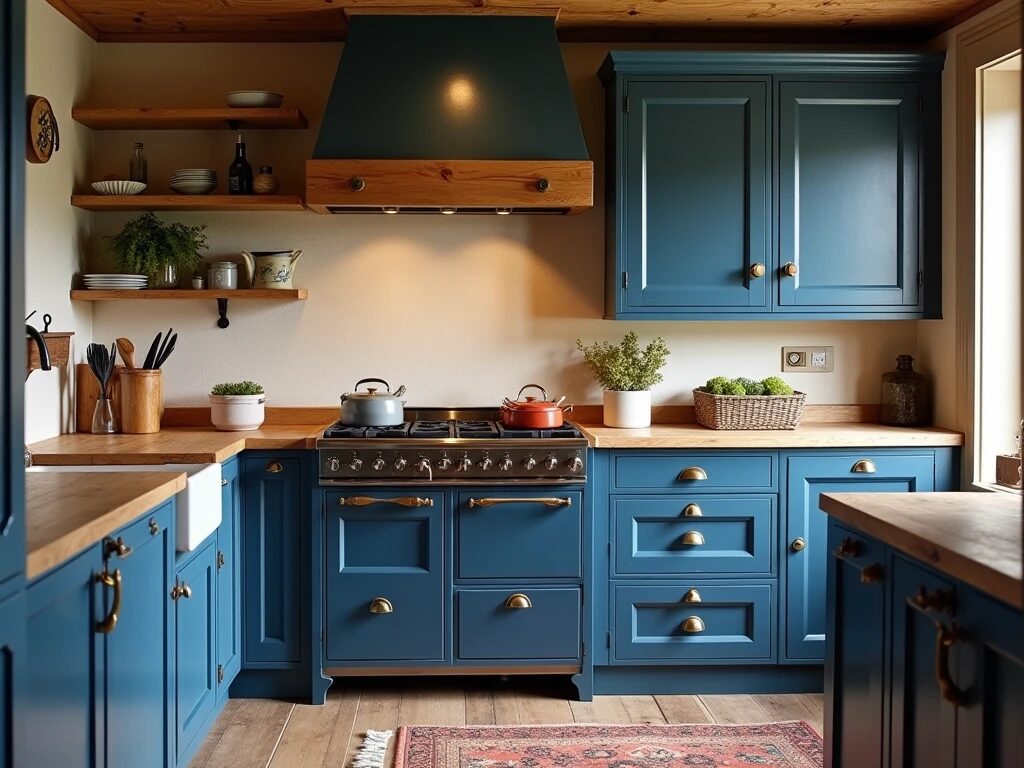 blue kitchen cabinets ideas