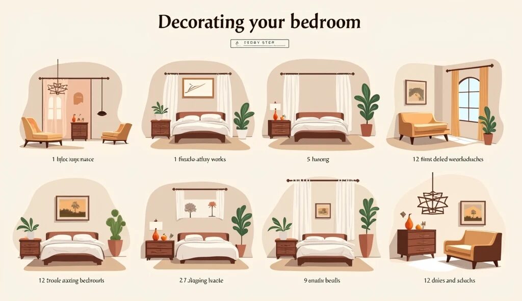 1. How to Decorate a Bedroom